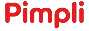 Red 'Pimpli' logo on a white background